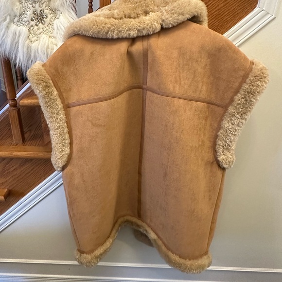 7 For All Mankind Camel Teddy Jacket - Picture 3 of 3